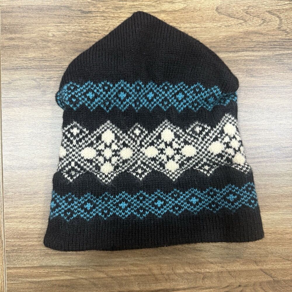 Wool Ski Cap Hat Vintage Retro Groovy Nordic Mountain Ladies & Ewe Made In USA